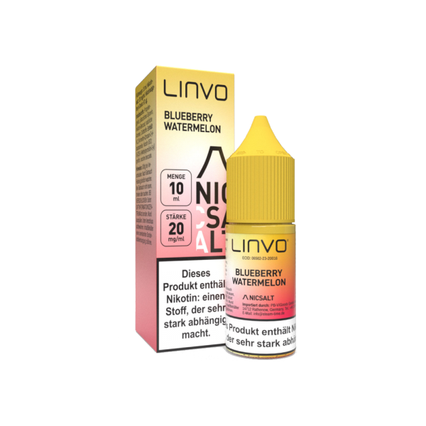 Linvo - Blueberry Watermelon - Nikotinsalz Liquid
