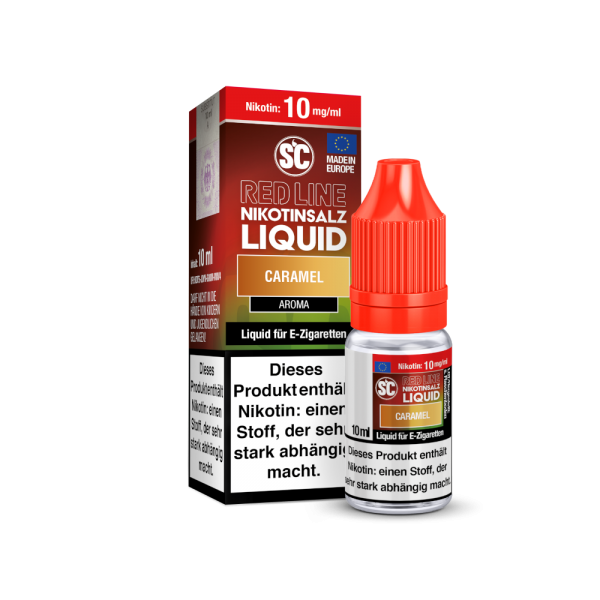 SC - Red Line - Caramel - Nikotinsalz Liquid