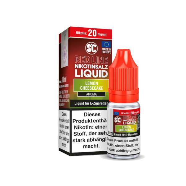 SC - Red Line - Lemon Cheesecake - Nikotinsalz Liquid