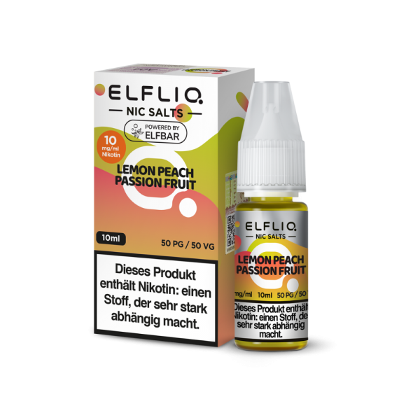 ELFLIQ - Lemon Peach Passion Fruit - Nikotinsalz Liquid