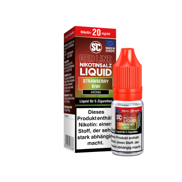 SC - Red Line - Strawberry Kiwi - Nikotinsalz Liquid