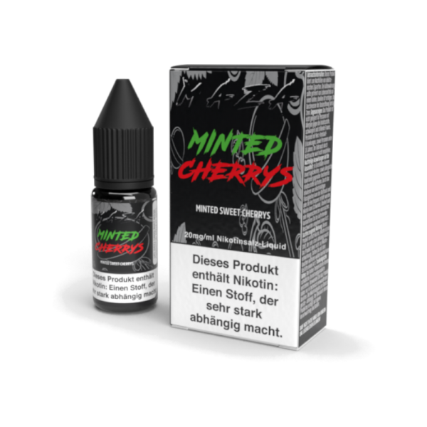 MaZa - Minted Cherrys - Nikotinsalz Liquid