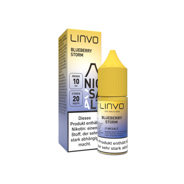 Linvo - Blueberry Storm - Nikotinsalz Liquid