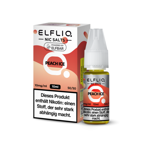 ELFLIQ - Peach Ice - Nikotinsalz Liquid