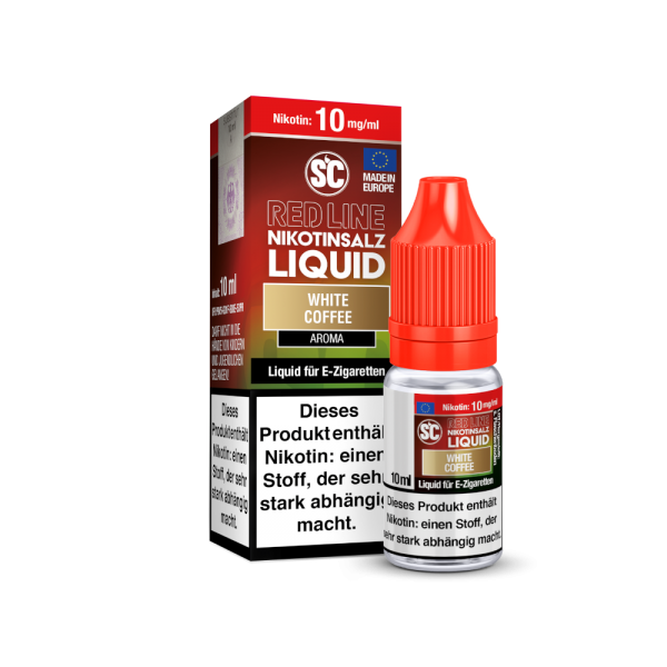 SC - Red Line - White Coffee - Nikotinsalz Liquid