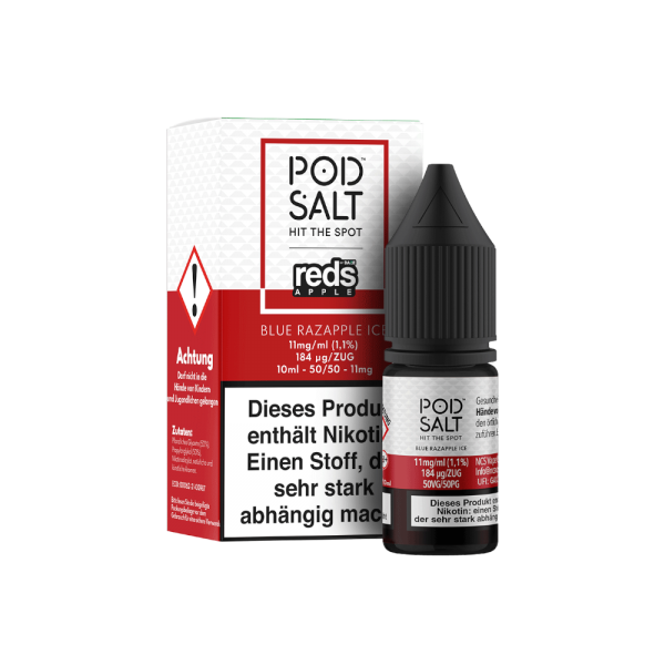 Pod Salt Fusion - Blue Razapple Ice - Nikotinsalz Liquid